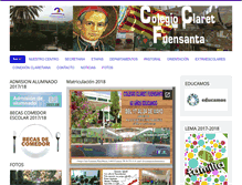 Tablet Screenshot of claretfuensanta.es